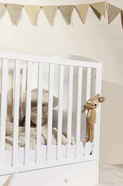 JLY Tremmeseng m. Sengeskuffer, 124x60x90, Hvid