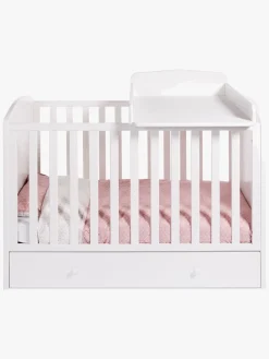 JLY Tremmeseng m. Sengeskuffer, 124x60x90, Hvid