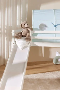 JLY TYRA Juniorseng  m. Rutsjebane 90x190, Hvid