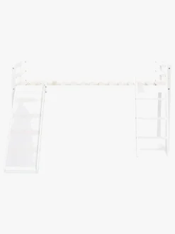 JLY TYRA Juniorseng med Rutsjebane & Madras 90x190, Hvid