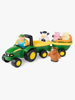 John Deere Dyr Lyde Traktor med Bondegårdsdyr