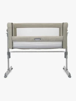 Joie Roomie Glide Bedside Crib og Weekendseng, Almond