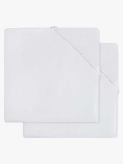 Jollein Formsyet Lagen 2-pak Bomuld 40 x 80 cm, Hvid