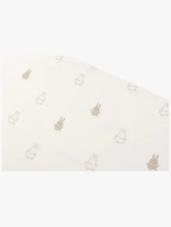 Jollein Happy Miffy Tæppe/ Stofble i Musselin 3-pak, Nougat