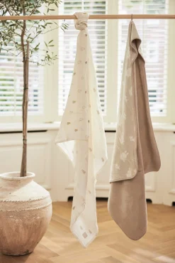 Jollein Happy Miffy Tæppe/ Stofble i Musselin 3-pak, Nougat