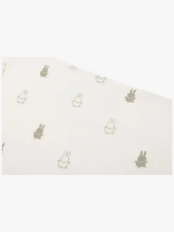 Jollein Happy Miffy Tæppe/ Stofble i Musselin 3-pak, Olive Green