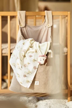 Jollein Playpen Opbevaringspose Cloudy Rib, Milky Coffee