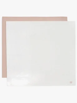 Jollein Tæpper/ Stofbleer i Musselin Twinkling 2-pak, Off white/Wild Rose