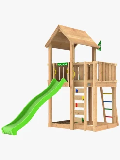 Jungle Gym Mansion Legetårn med Grøn Rutsjebane