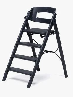 KAOS Klapp Højstol Recycled inkl. Beskyttelsesbøjle & Bakke, Charcoal Black/Charcoal Black