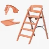 KAOS Klapp Højstol Recycled inkl. Beskyttelsesbøjle & Bakke, Terracotta Pink/Terracotta Pink
