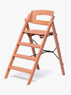 KAOS Klapp Højstol Recycled inkl. Beskyttelsesbøjle & Bakke, Terracotta Pink/Swedish Blue