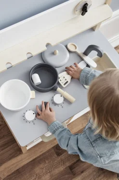 Kid's Concept Legekøkken, Natur/Hvid