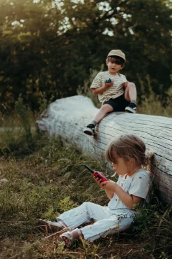 Kidywolf KIDYTALK Walkie Talkies, Blå/Rød