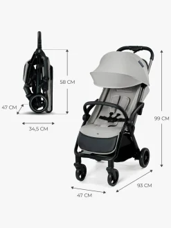 Kinderkraft APINO Klapvogn, Dove Grey