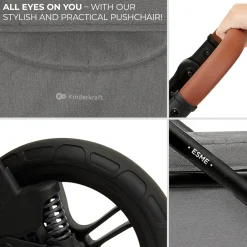 Kinderkraft ESME 2-in-1 Duovogn, Moonlight Grey