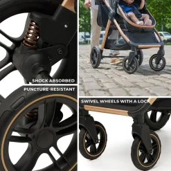 Kinderkraft ESME 2-in-1 Duovogn, Moonlight Grey