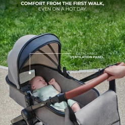 Kinderkraft ESME 2-in-1 Duovogn, Moonlight Grey