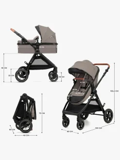 Kinderkraft ESME PRO 3-in-1 Duovogn Travelsystem, Sand Beige