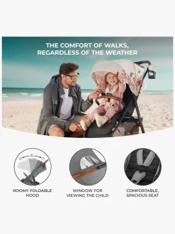 Kinderkraft GRANDE PLUS Klapvogn, Grey