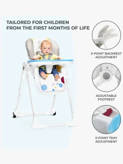 Kinderkraft Højstol Yummy, Grey