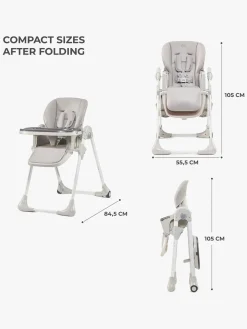 Kinderkraft Højstol Yummy, Grey