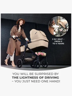 Kinderkraft 3-i-1 NEWLY Kombivogn Travelsystem, Sand Beige