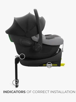 Kinderkraft I-LITE Autostol Baby inkl. ENDURA SAFE FX Base, Grey