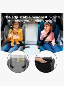 Kinderkraft JUNIOR FIX 2 i-Size Autostol, Rocket Grey