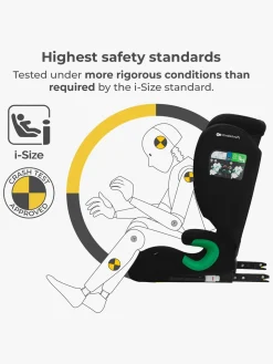 Kinderkraft JUNIOR FIX 2 i-Size Autostol, Graphite Black