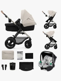 Kinderkraft MOOV 2 Air 3-in-1 Kombivogn, Moonlight Grey
