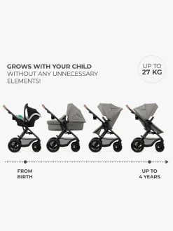 Kinderkraft MOOV 2 Air 3-in-1 Duovogn, Light Grey