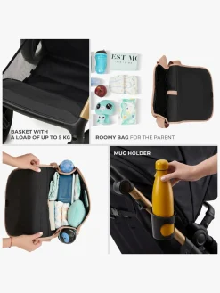 Kinderkraft MOOV 2 4-in-1 Air Duovogn, Sand Beige