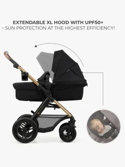 Kinderkraft MOOV 2 4-in-1 Air Duovogn, Pure Black