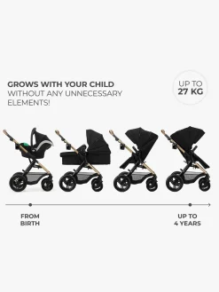 Kinderkraft MOOV 2 XL Air Kombivogn, Pure Black