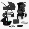 Kinderkraft MOOV CT 3-in-1 Mink Pro Kombivogn, Black