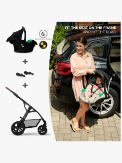 Kinderkraft MOOV CT 3-in-1 Mink Pro Kombivogn, Black