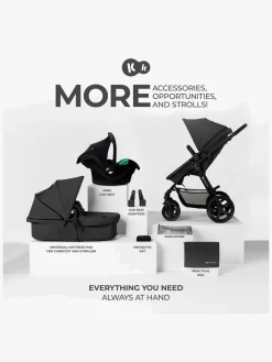 Kinderkraft MOOV CT 3-in-1 Mink Pro Kombivogn, Black