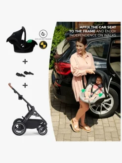 Kinderkraft Multifunctional 3-in-1 B-Tour Mink Pro Kombivogn, Black