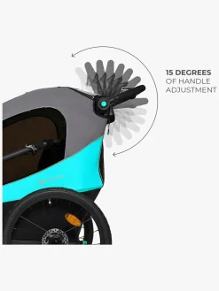 Kinderkraft Nava Cykelanhænger, Hawaiian Blue