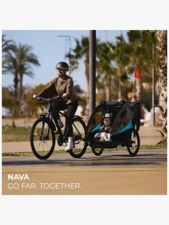 Kinderkraft Nava Cykelanhænger, Sunny Orange