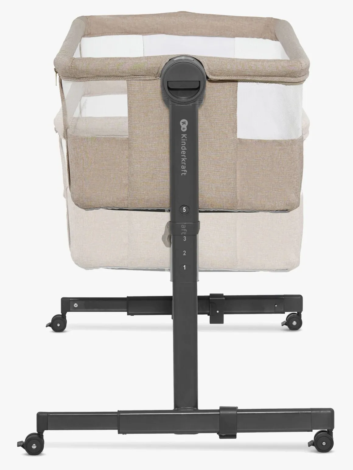 Kinderkraft Neste Up 2 Bedside Crib, Beige