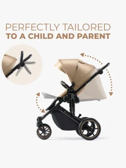 Kinderkraft Prime 2 2-in-1 Duovogn, Sandrose Beige