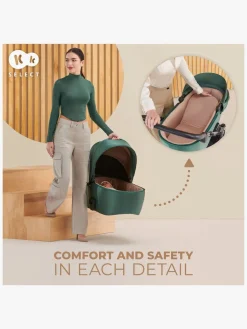 Kinderkraft Prime 2 2-in-1 Duovogn, Sandrose Beige