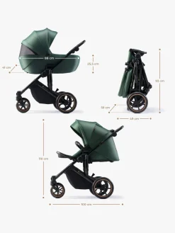 Kinderkraft Prime 2 2-in-1 Duovogn, Dark Green