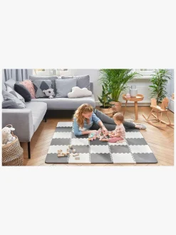 Kinderkraft Puslespilstæppe 150x180 Foam, Sort