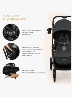 Kinderkraft YOXI 2-in-1 Duovogn, Moonlight Grey