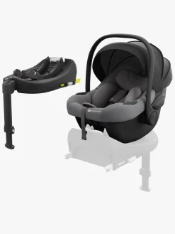 Kinderkraft I-LITE Autostol Baby inkl. Base, Cool Grey