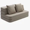 KlipKlap 3 Fold Sofa, Sandfarvet