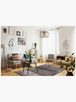 KM Carpets Cozy Gulvtæppe 133x190, Grey